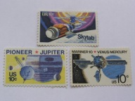 USA - badanie Kosmosu - zestaw - Mi. 1136, 1164, 1170 **