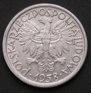 Polska 2 złote 1958 - kłosy jagody