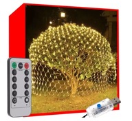 Siatka Świetlna LED Lampki Choinkowe Zewnętrzne Kurtyna Girlanda USB 2,6x2