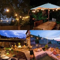 Girlanda świetlna Appio 1500 cm sieciowe czarny