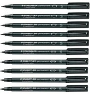 Marker STAEDTLER LUMOCOLOR czarny S x10
