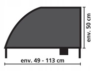 ULTIMATE SPEED Osłona przeciwsłoneczna SIATKA 2 sztuki NOWE