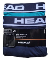 Head Majtki Bokserki wielokolorowy Dwupack rozmiar XL 2 sztuki Bawełna