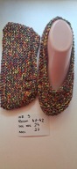 9 Kapcie balerinki handmade roz.41-42 NOWE ręcznie robione