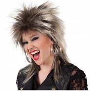 Peruka Pasemka Disco Lata 80 / Kostium Strój Karnawałowy /