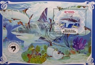 T.0421B BLOCZEK FAUNA RYBY DRAPIEŻNE REKINY