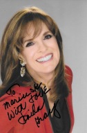 Autograf Linda Gray, Dallas, z dedykacją dla Mariusza