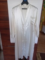 Szlafrok Bonmarche L 46 48 koszula nocna kremowy peniuar jak nowy