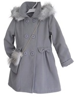 Płaszczyk zima (KAPTUR) + GRATIS szary r134