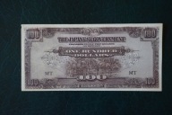 Banknot Malaje 100 dollars okupacja Japońska 1942 rok stan 1-!!!