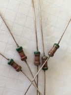 8x Rezystor 2,23 kOhm, 0,5%, 0,25 W
