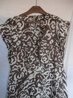 WYTWORNA BLUZKA, TUNIKA JEDWAB 100% ROZM.L