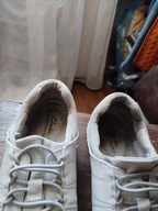 Tenisówki skórzane.rozm.39 ,jasnoszare, Clarks