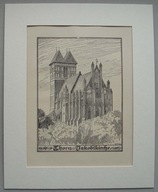 TORUŃ (Thorn), Rysunek z natury Wilhelma Thielego, 1920
