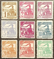 KOLEJ ŚWIATA - HONDURAS 1898 - 1902 - (MNG) - czysty - UPU - PEŁNA SERIA