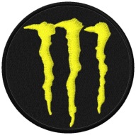 Termo Naszywka Monster Energy Trzy Pazury Haftowana Naprasowanka