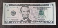 5 dolarów USD 2006r. UNC