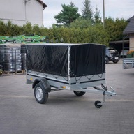 PRZYCZEPKA Brenderup 1203 DMC 750 kg 204x116 z Plandeką i Stelażem HIT!