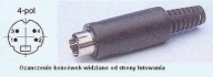 Wtyk MINI DIN MD-4 10.3.2