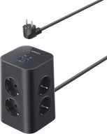 Anker listwa zasilająca 8 gniazd +4USB fast charge 20W USB-C Power Strip 2m