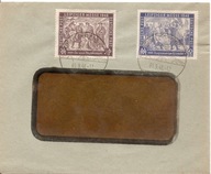 NIEMCY ZONA SOWIECKA -koperta -stemple znaczki 1948 rok