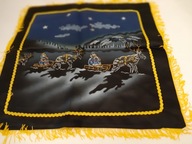 PODUSZKA OZDOBNA JEDWABNA POSZEWKA NA PODUSZKĘ RĘCZNIE MALOWNA ORYGINAL