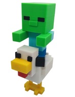 Figurka CHICKEN JOCKEY 3D Minecraft Kurzy jeździec creeper kura film movie