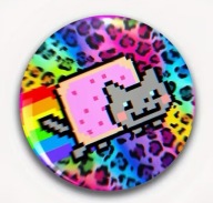 PRZYPINKI BADZIKI BUTTONY ZNACZKI 58 mm – na każdy gust! CAT