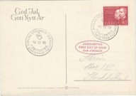 Szwecja - stempel Święty Mikołaj