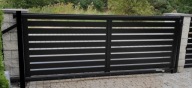 Brama wjazdowa przesuwna 6m x 1,5m ocynk+malowanie