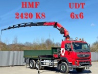 Volvo FMX 420 * Skrzynia 5,80m * HMF 2420 K8 + PILOT / 6x6 * STAN BDB