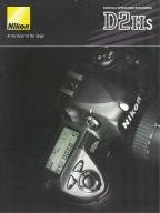 Katalog Prospekt Nikon D2hs 4 strony 2006 rok D