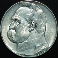 5 złotych 1936 - Piłsudski - doskonały egzemplarz