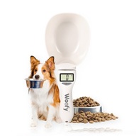 Precyzyjna łyżka waga z miarką na karmę dla psa kota przenośna LCD do 800g