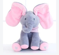 maskotka SŁOŃ AKUKU interaktywny słonik śpiewa, mówi W J. ANGIELSKIM