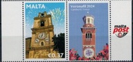Malta 2024 Znaczek ** filatelistyka Wieża architektura zegar