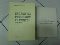 SKOROWIDZ PRZEPISÓW PRAWNYCH 1918-1980 + suplement