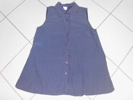 Bluzka damska czarna w kropki, rozm. ok. 40/42