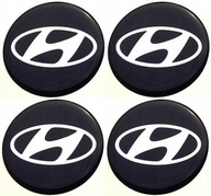 Emblematy Naklejki na Kołpaki Felgi Znaczek HYUNDAI do Samochodu 55mm