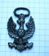 Orzełek z tyłu gładki