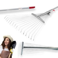 GRABIE OGRODOWE METALOWE DRUCIANE TELESKOPOWE STALOWE DO TRAWNIKA LIŚCI