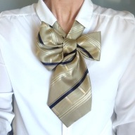 Ozdoba damska wiązana do koszuli, bluzki