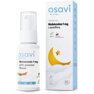 Spray doustny Osavi melatonina 1 mg z passiflorą smak wiśniowy 25 ml