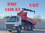 MERCEDES ACTROS 2636 * HMF 1430 K2 + PILOT + BORDMATIC * STAN BDB