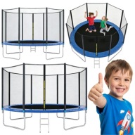 TRAMPOLINA OGRODOWA DLA DZIECI DOROSŁYCH DUŻA XXL DO 150 KG DO SKAKANIA