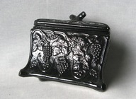 KUFEREK Katalog nr. 190 Huta Hortensja CZARNE Szkło HIALITOWE SECESJA