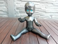 LALKA MURZYNEK MURZYNKA - PLASTIKOWA ZABAWKA PRL