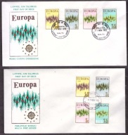 Malta CEPT Europa koperty FDC 1972 (2) różne napisy