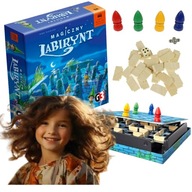 GRA PLANSZOWA RODZINNA DLA DZIECI MAGIK MAGIA G3 MAGICZNY LABIRYNT