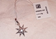 Srebrny wisiorek Royal Star / SISI cyrkonie,srebro 925